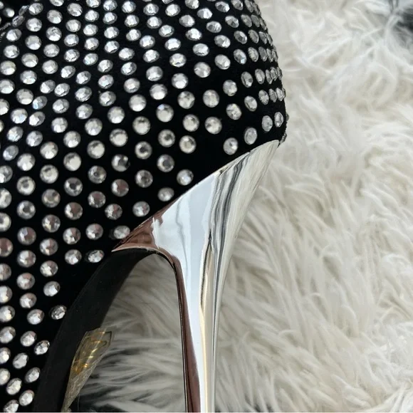 Jeffrey Campbell Rhinestone Slouch Boots - Picture 10 of 12